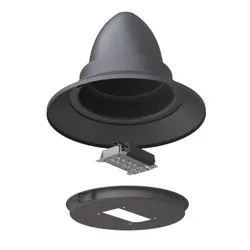 625 lampara tiratura alluminio ottica led osram esploso