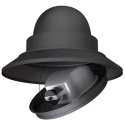 628 lampara pressofusione alluminio ottica asimmetrica scarica aperta