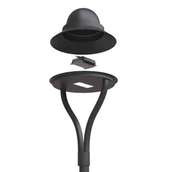 Lampara 636 in alluminio esploso