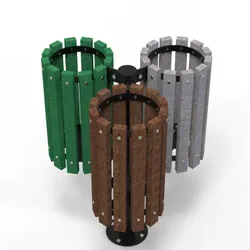 cestino margherita strongplast acciaio triplo img 2