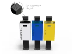 Cestino Modern Recycling Bin Ashtray