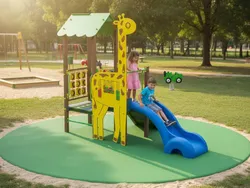 combi giraffe plastica riciclata strongplast pannelli poiletilene riciclabile foto