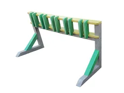 foto rastrelliera monopattini plastica riciclata strongplast