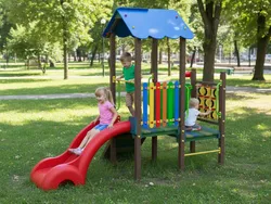 gioco combi strongplast polietilene kit di motaggio struttura combinata foto