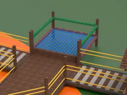 gioco inclusivo combinato casetta castello corde tappeto