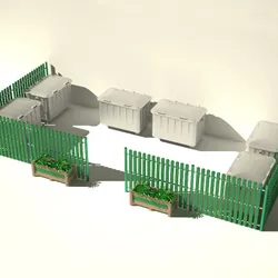 Cancelletto per pannello isola ecologica Torino simulazioen