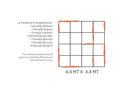 labiritno 14 pannelli strongplast pianta