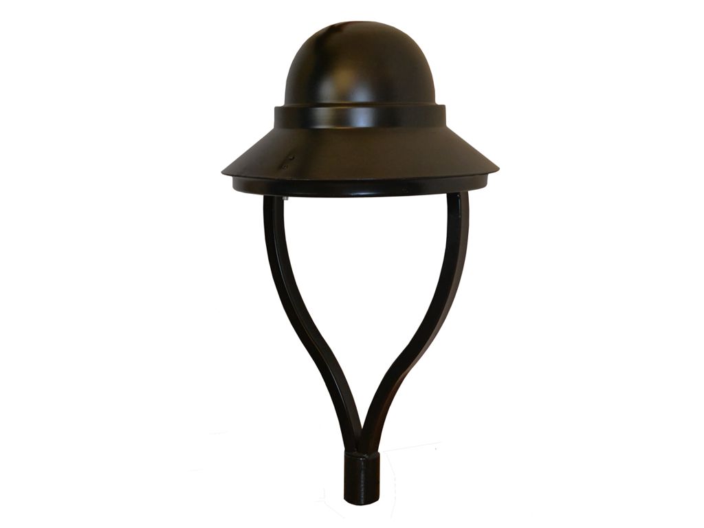 lampara spillo 636 in alluminio testa palo forcella