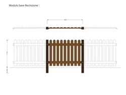 misure 2d recinzione country plastica riciclata strongplast postconsumo