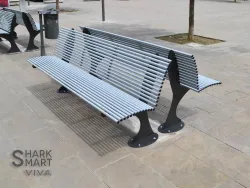 Shark Smart Bench in Urban Setting