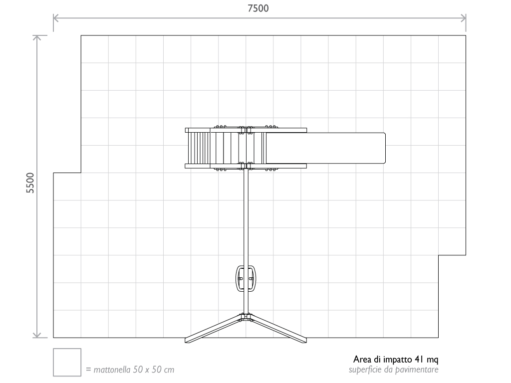 pianta di sicurezza baby castello altalena strongplast cod 7030