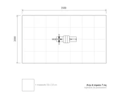 Área de Impacto do Brinquedo de Mola