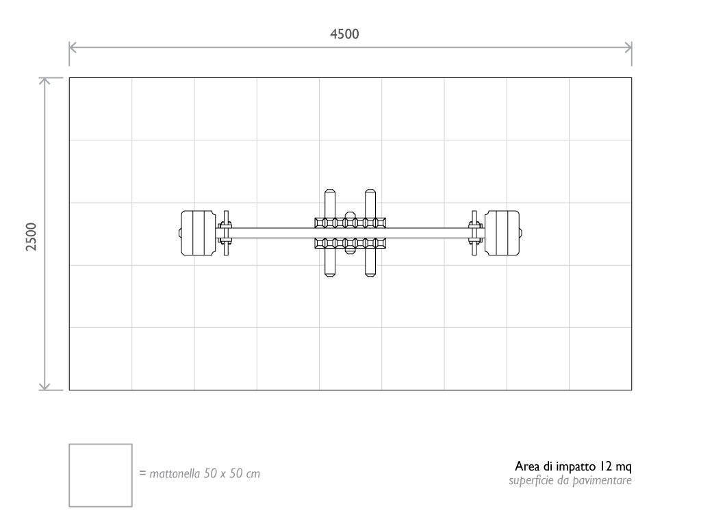 Bilico in plastica riciclata dimensioni