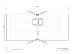 pianta sicurezza altalena seggiolino disabili strongplast plastica riciclata blu