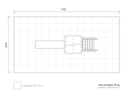 Área de Segurança da Torre com Escorregador