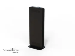 Vedere din spate totem urban pentru digital signage