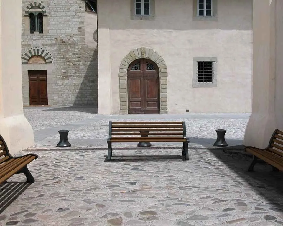 Panchina ITALIA in legno di Pino - Eurocomitalia