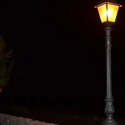 155 palo in ghisa con lanterna 604B