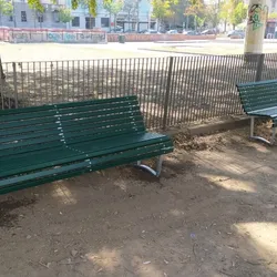 310821 PANCHINA MILANO DOGHE LEGNO PARCHI