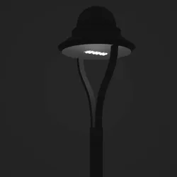 636 lampara tiratura alluminio ottica led osram notte