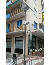 Palo video sorveglianza fotovoltaico