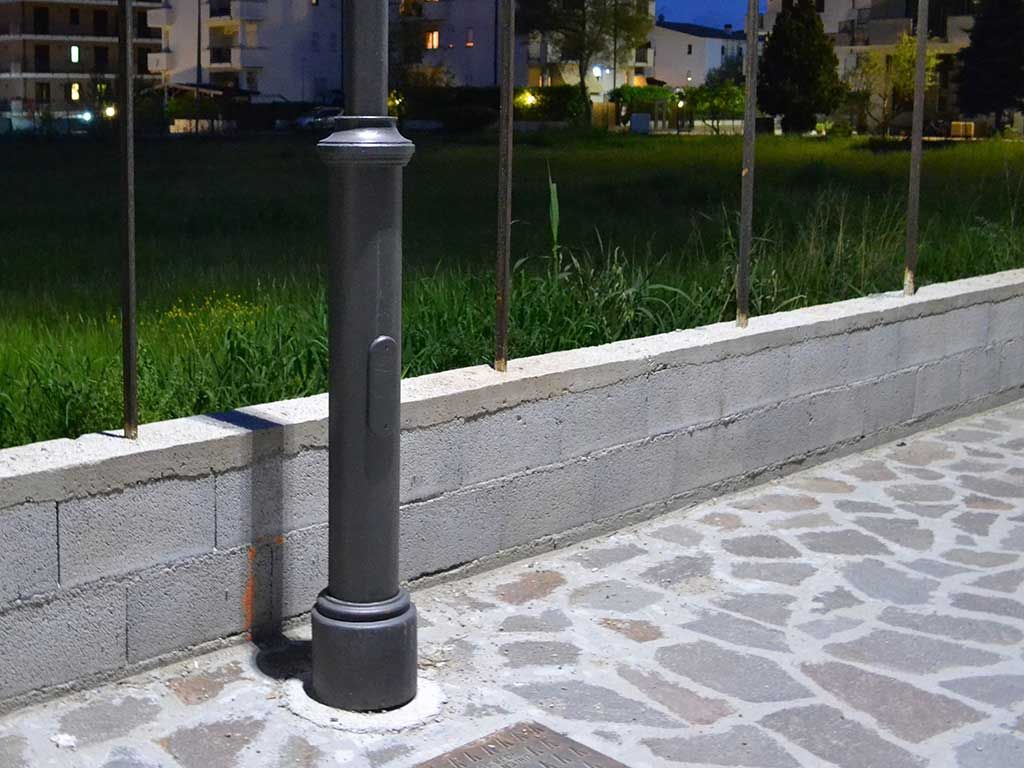 base circolare media 316 ghisa acciaio