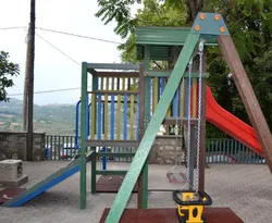 castello fitness palestra in plastica riciclata palestra laterale