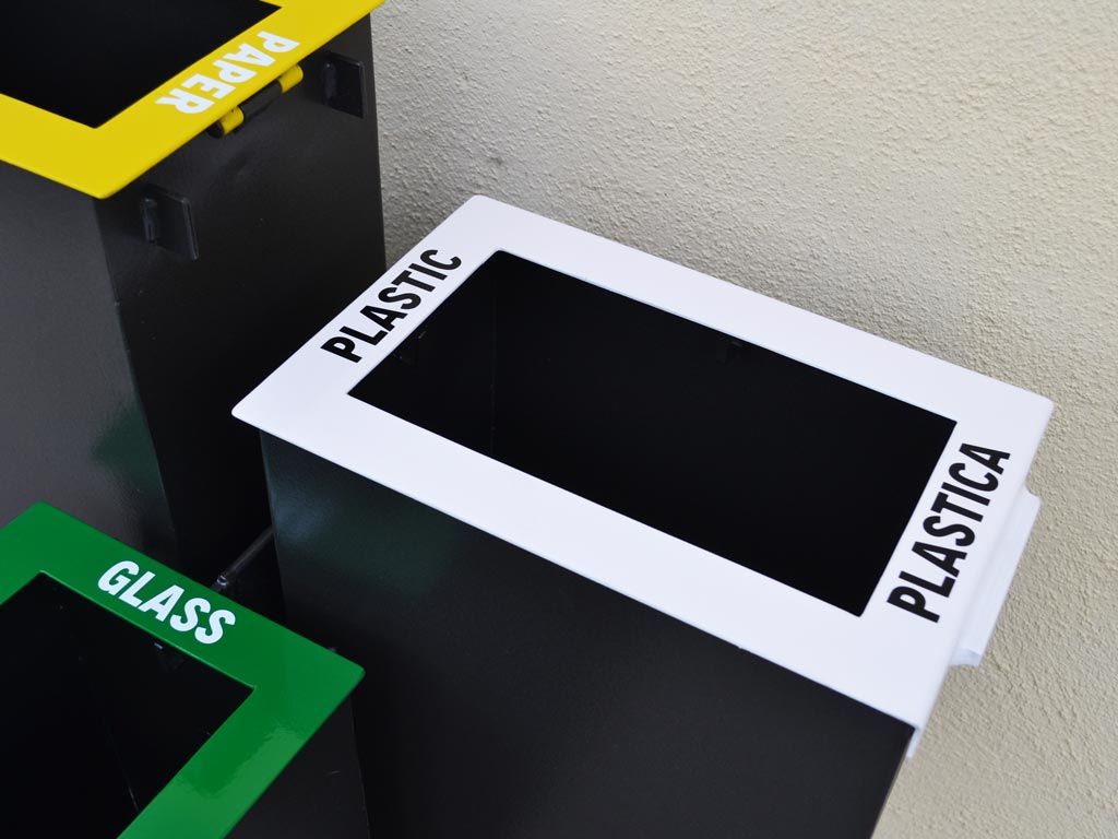 cestini future raccolta differenziata coperchio plastica aperto