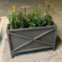 fioriera artistica acciaio modello biancospino cod 340202