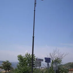 palo acciaio base 170 pastorale 505 lampara ogiva 625 02