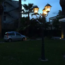 palo acciaio ghisa base piccola 334