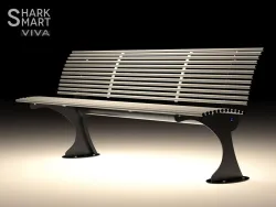 panchina classica acciaio shark notte