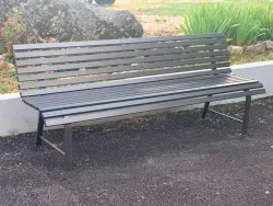 panchina milano acciaio nero antichizzato eurocomitalia cod 310813