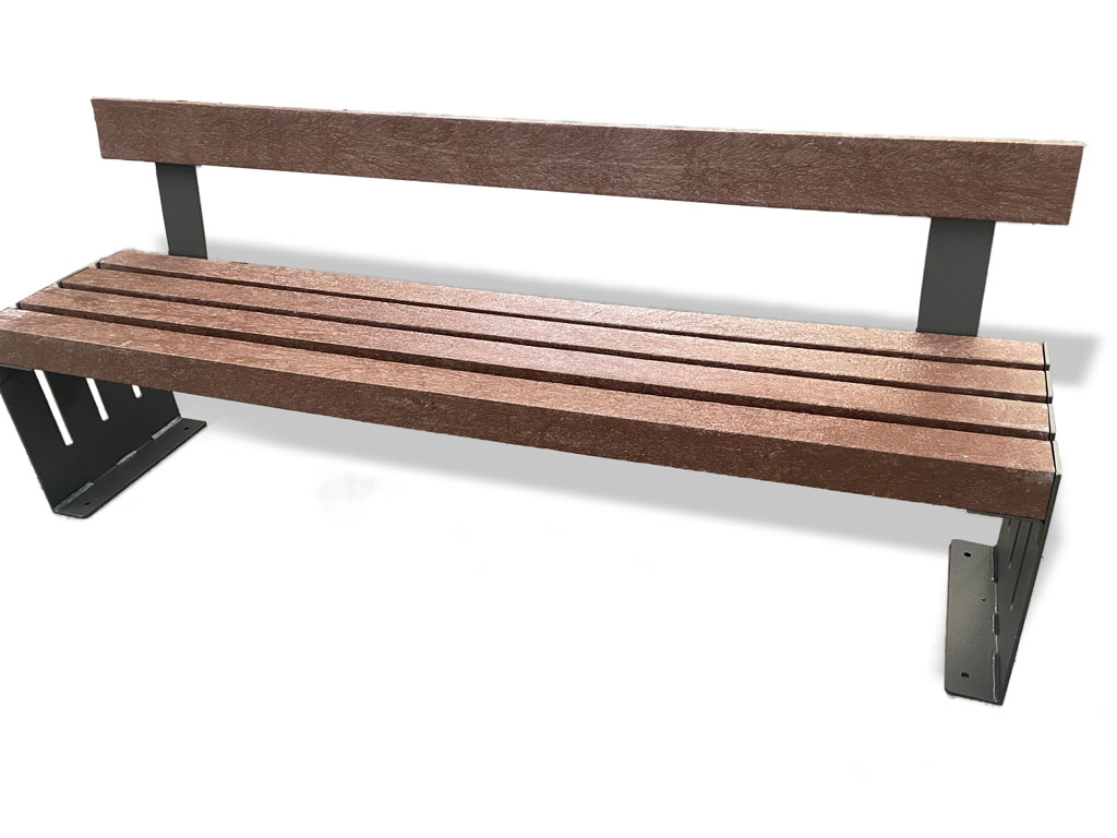 panchina modern acciaio plastica strongplast foto