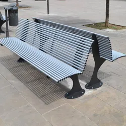 panchina shark e shark smart acciaio verniciato arredo urbano 5