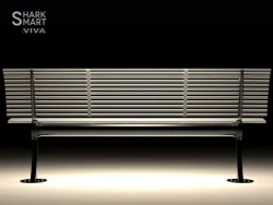 panchina shark smart notturna vista retro