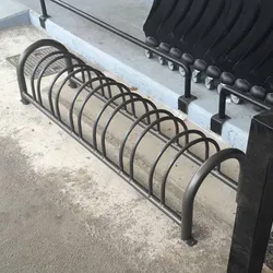 portabici artistico acciaio sei posti economic 01