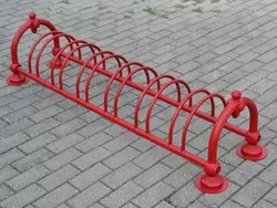 rastrelliera portabici 350102 rossa artistica elegance