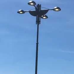 sky pole four arms led palo quattro bracci stradale rotatorie