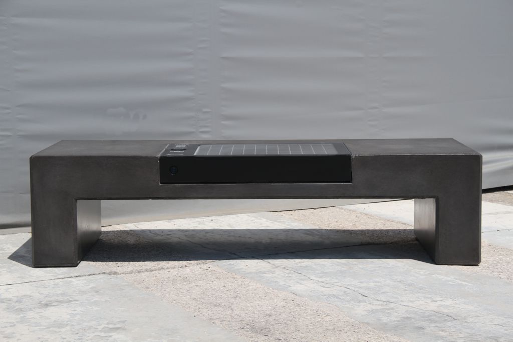 soalris smart foto frontale smart bench concrete