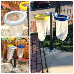 trespolo anti terrorismo per raccolta differenziata