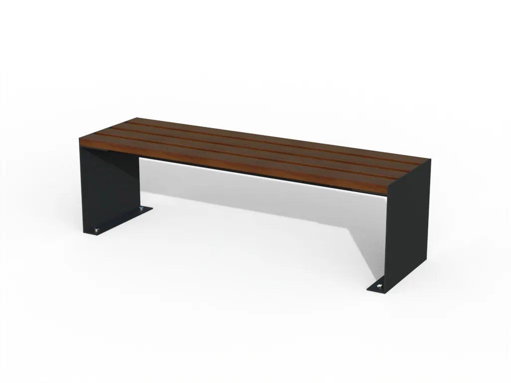 FUTURE Steel and Wood Bench