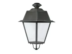 Lanterna classica quadrata media in pressofusione di alluminio