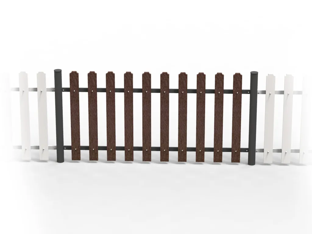 Classic STRONGPLAST/PLASMIX Fence - Post-Consumer Recycled Plastic