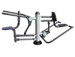 DP667 strumento fitness acciaio per esterno doppio allenamento torso