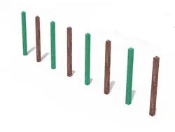 agility dog slalom 704205