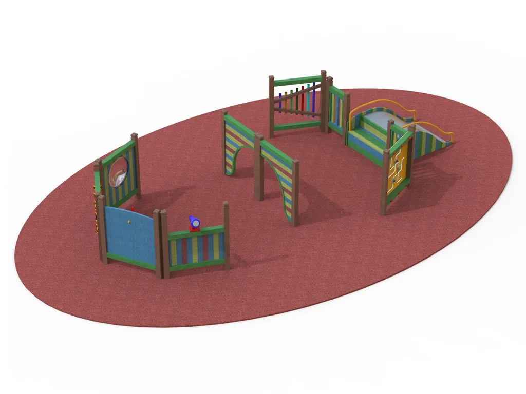 Combi Barchetta con pannelli sensoriali e scivolo