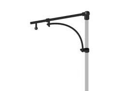 braccio con arco acciaio alluminio 508 singolo