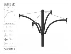braccio serie inner arco tirante 515.4