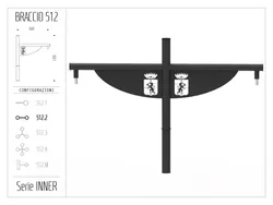 braccio serie inner bandiera 512.2